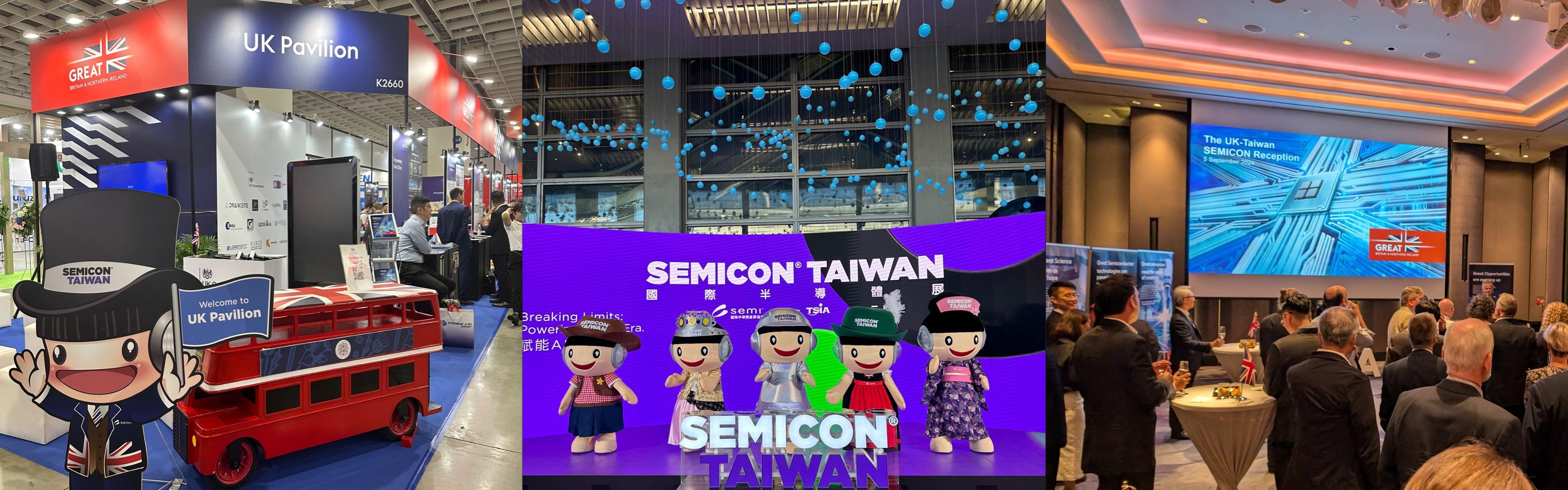 UK tech companies forge commercial links at SEMICON Taiwan